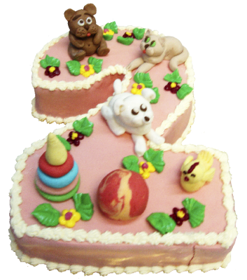 Бенто торт для ребенка 4 года
