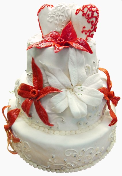 Как красиво подать торт на свадьбе?