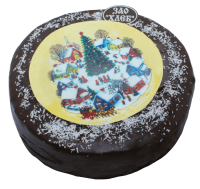 Торт "Старая Прага" новогодний